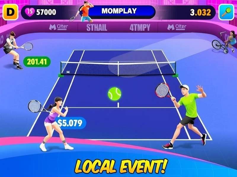 Tennis Glory Blitz Gameplay Screenshot